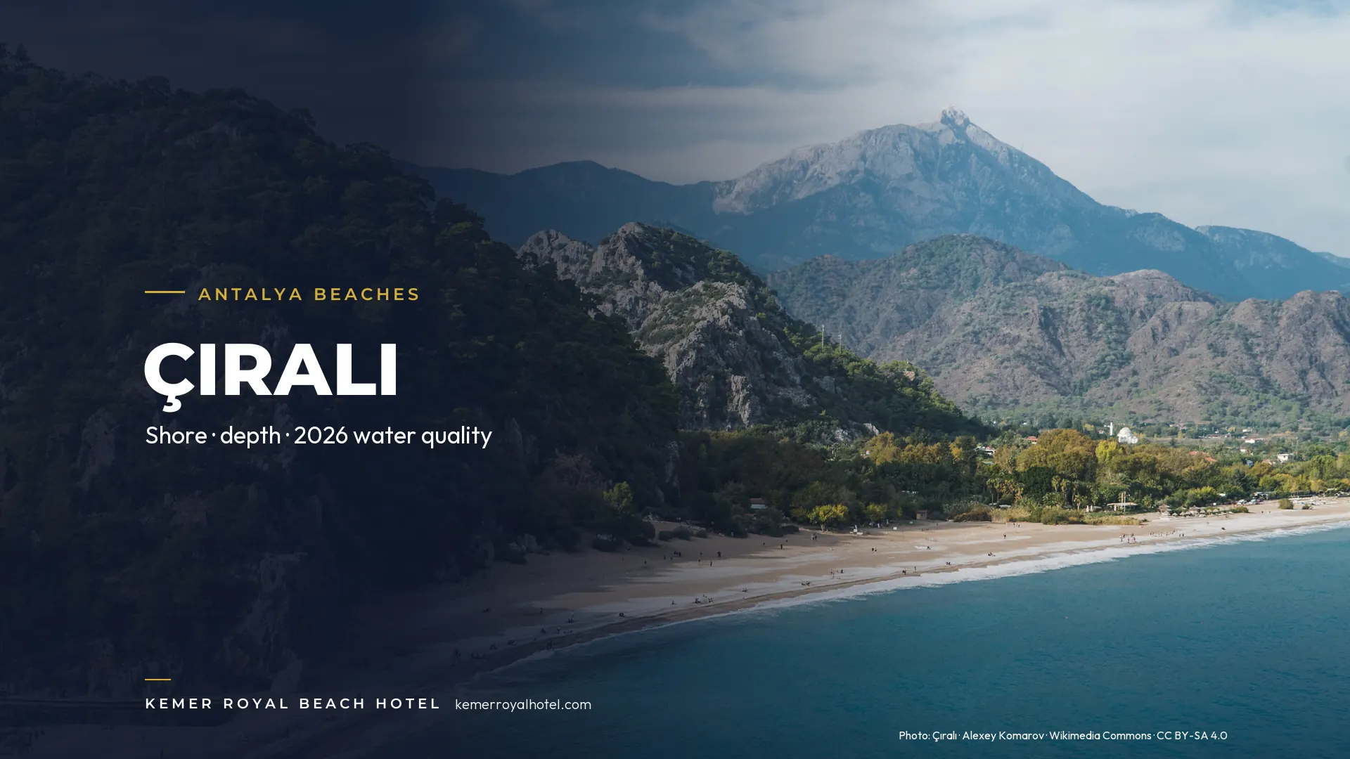 Çıralı Beach (Kumluca): Shore, Depth and 2026 Water Quality