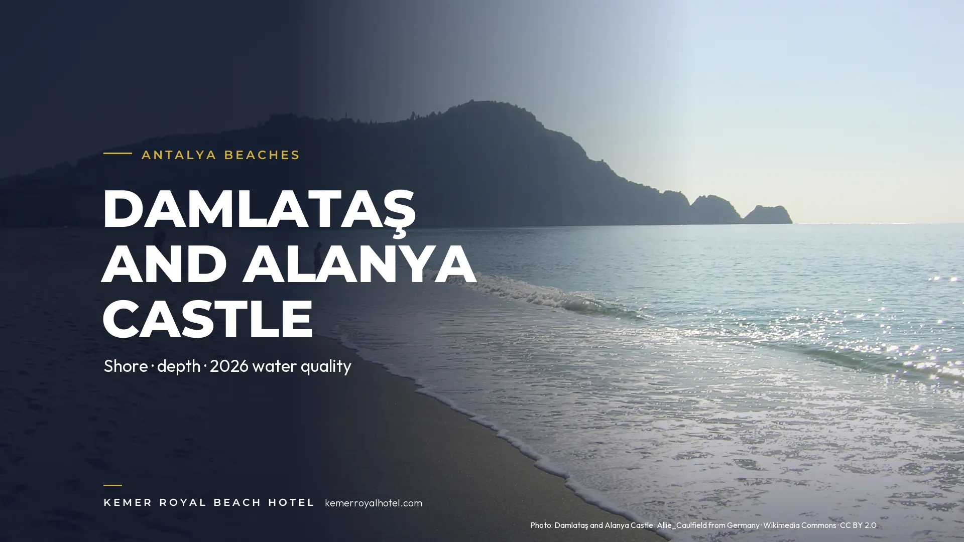 Damlataş and Alanya Castle – Antalya beaches