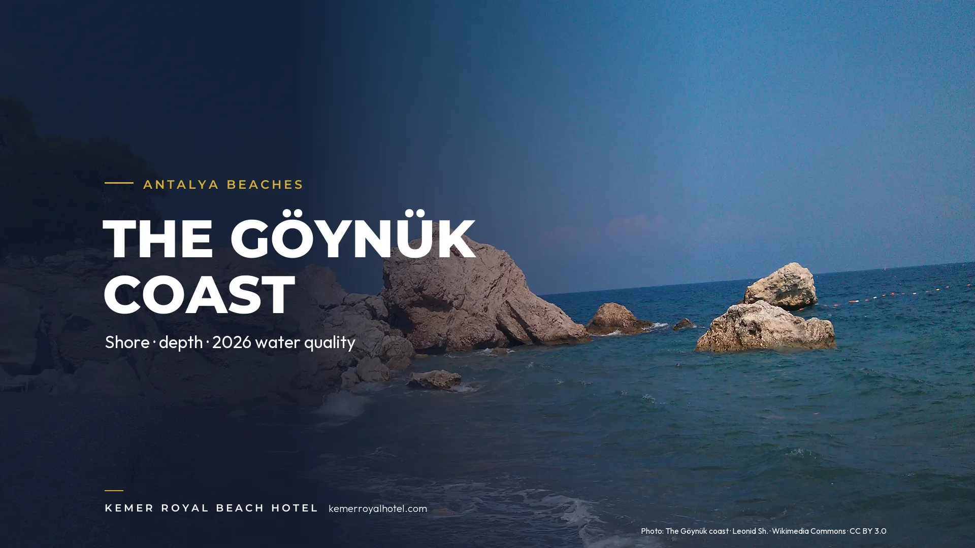The Göynük coast – Antalya beaches