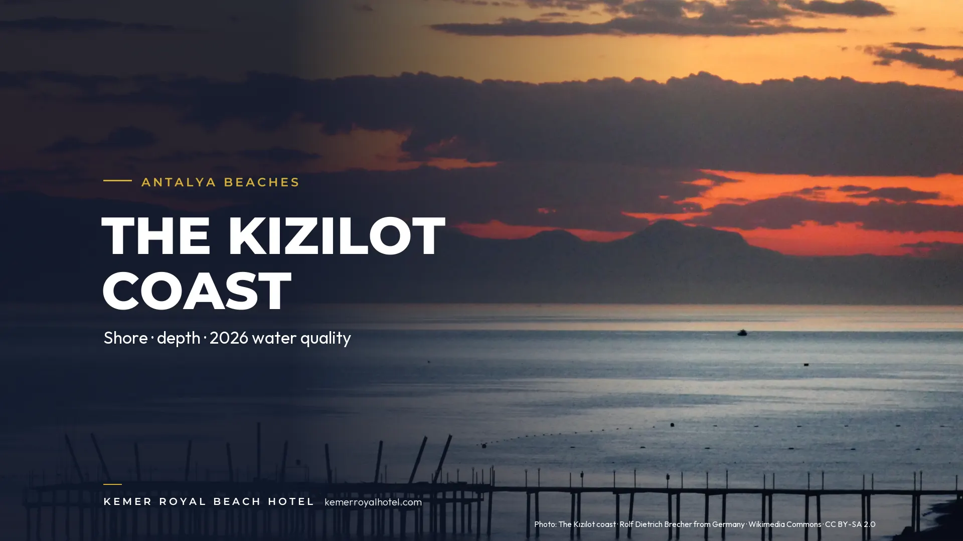 The Kızılot coast – Antalya beaches