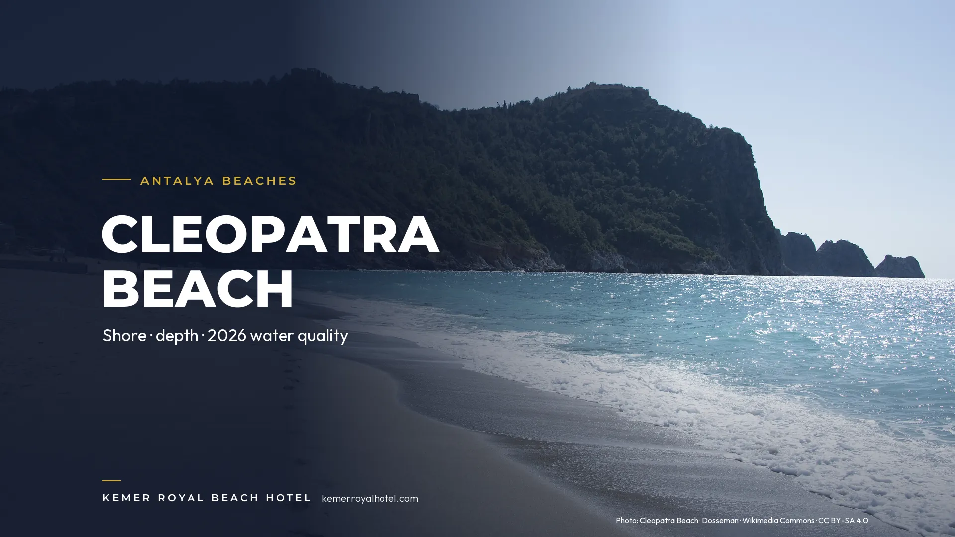 Kleopatra East Public Beach (Alanya): Shore, Depth and 2026 Water Quality