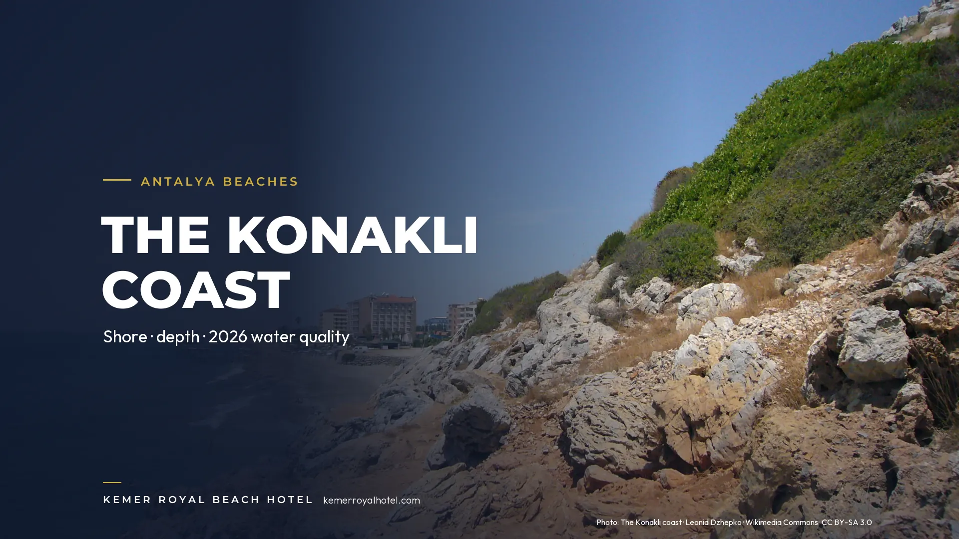The Konaklı coast – Antalya beaches