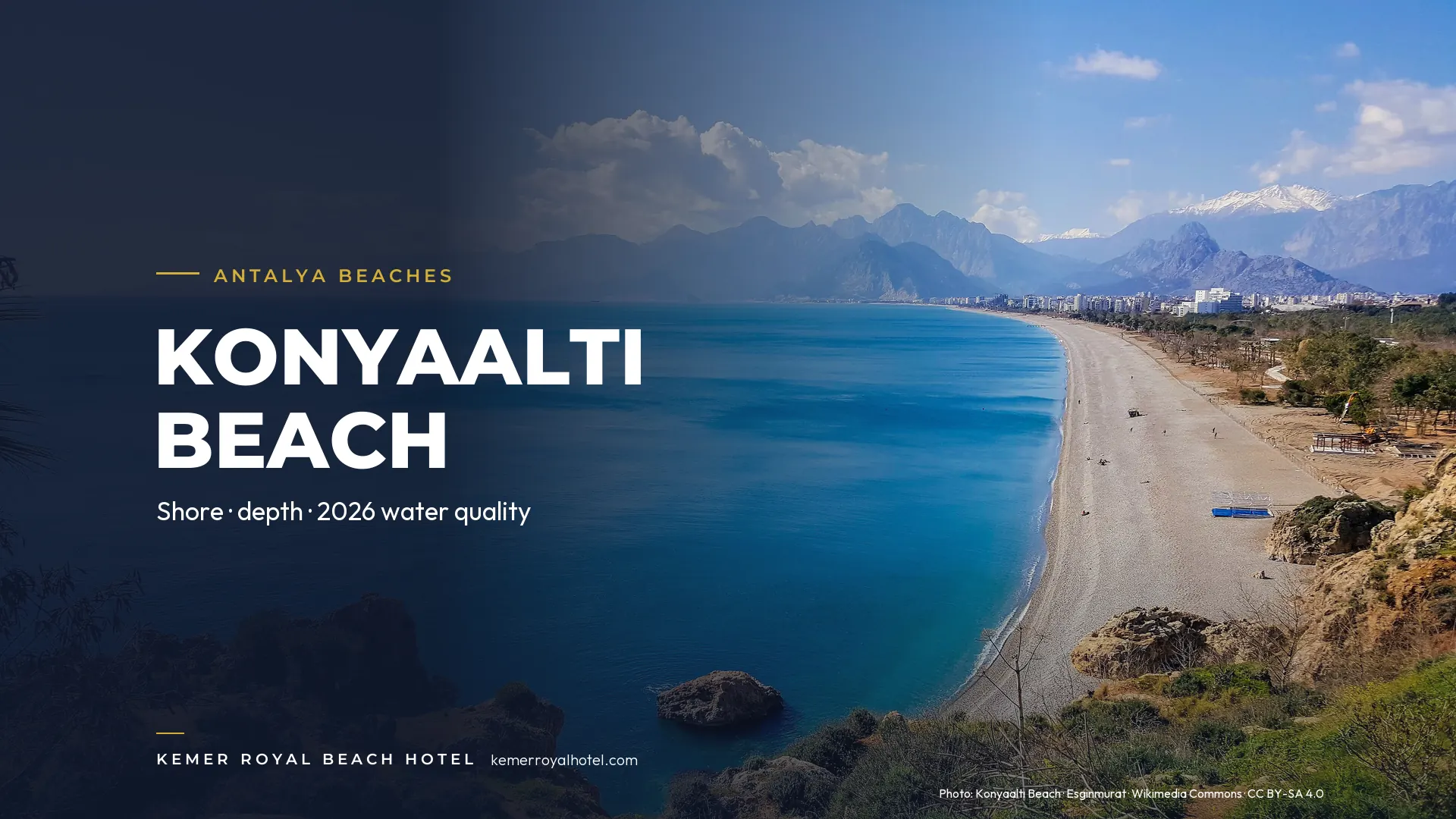 Konyaaltı Beach – Antalya beaches