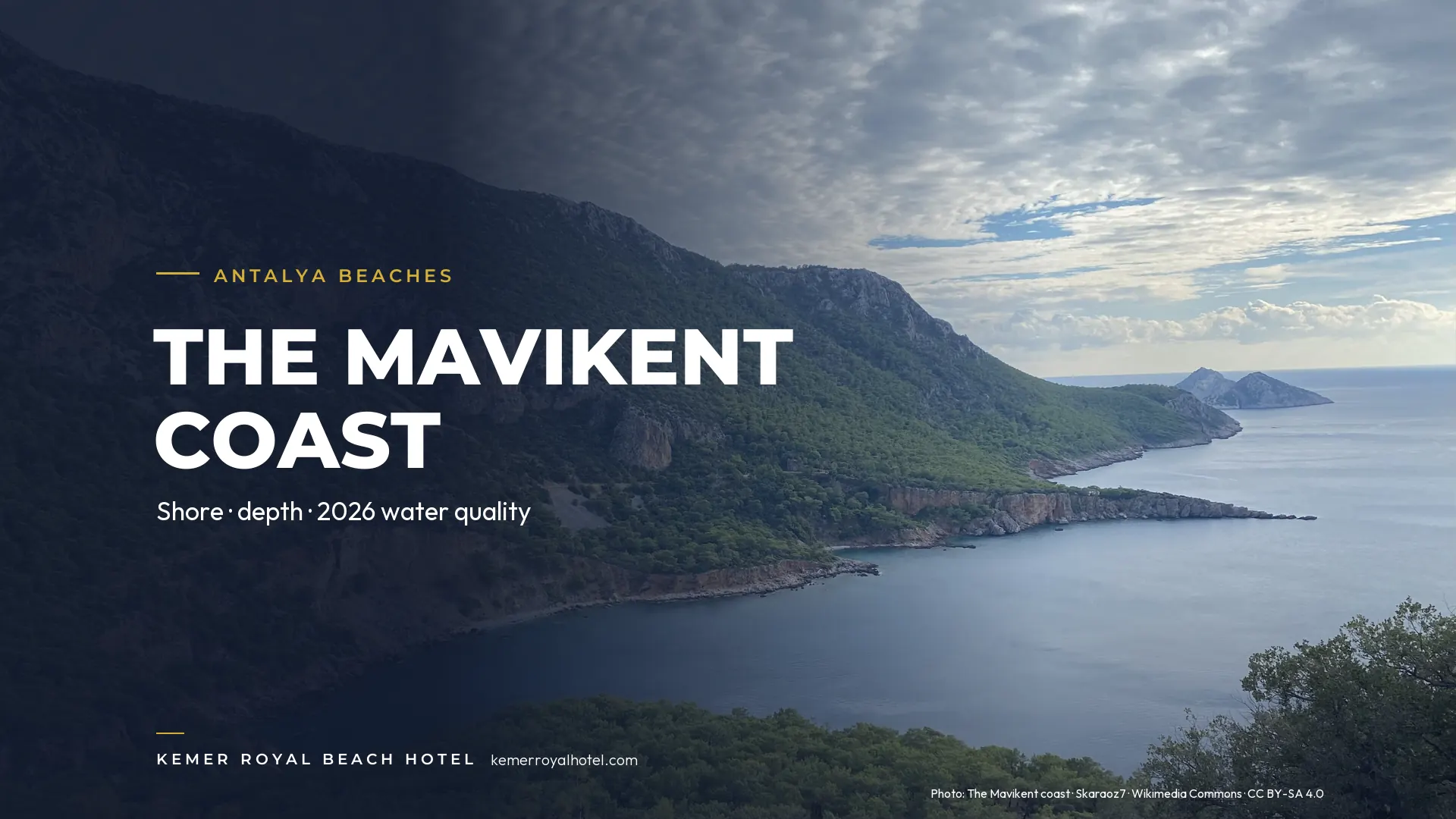 Mavikent Beach (Kumluca): Shore, Depth and 2026 Water Quality