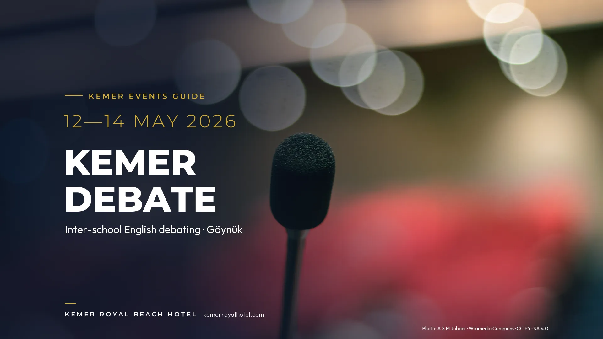 Kemer Debate 2026: An Inter-School English Debating Tournament