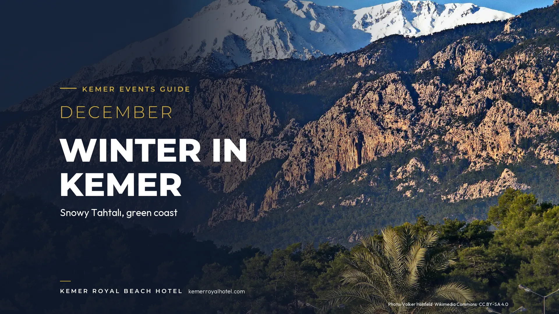 Kemer in December: Winter Breaks, New Year and Things to Do
