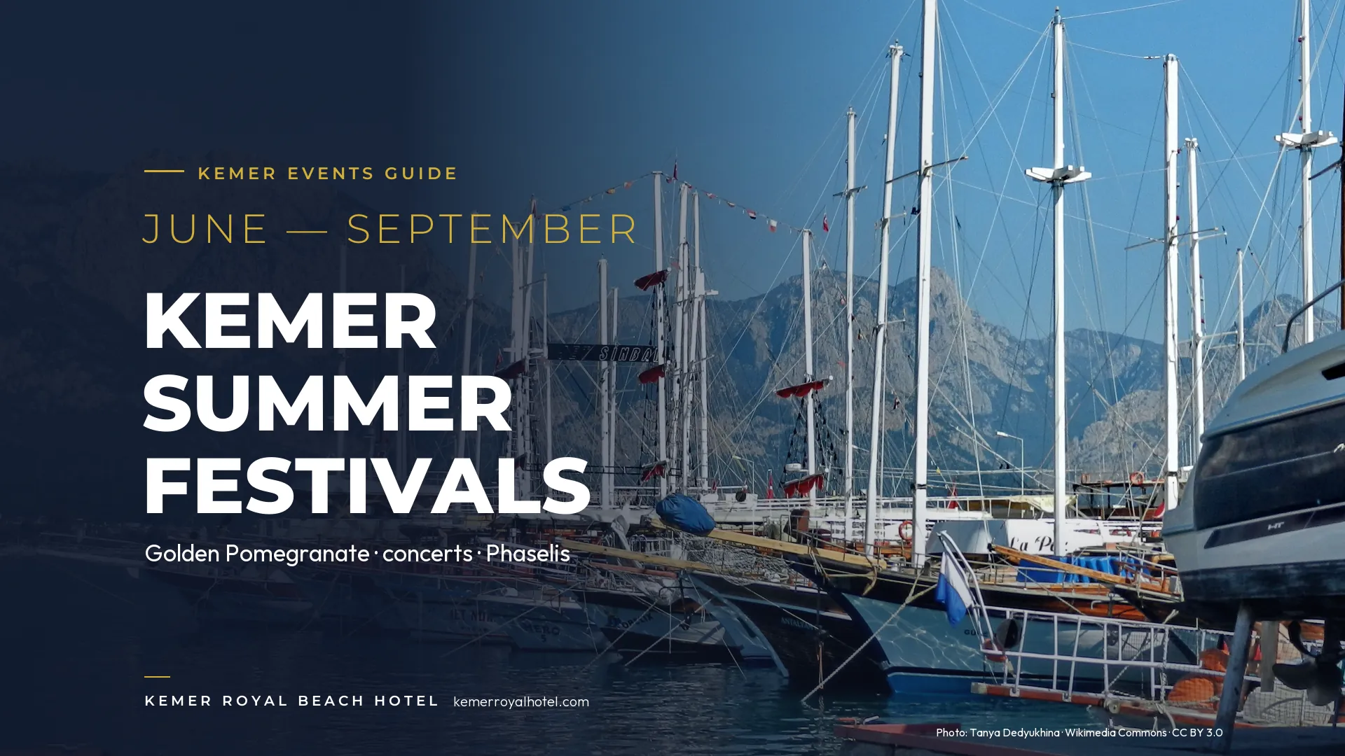 Kemer Summer Festivals and Concerts: From Golden Pomegranate to Phaselis