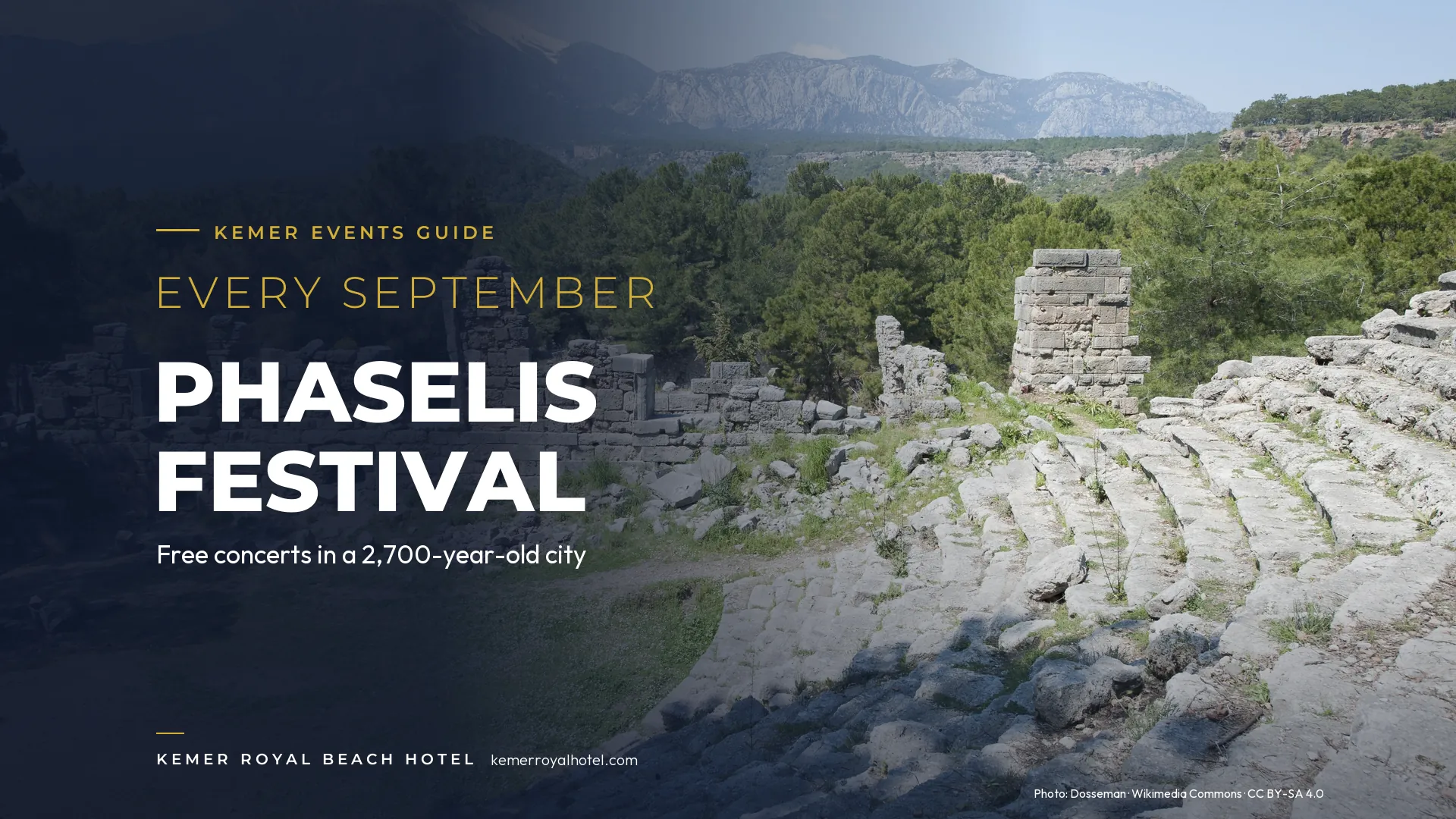 Phaselis Festival: Free Concerts in an Ancient City near Kemer